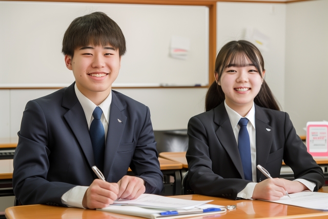 学習に取り組む学生のみなさん